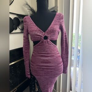 Cut out midi summer dress